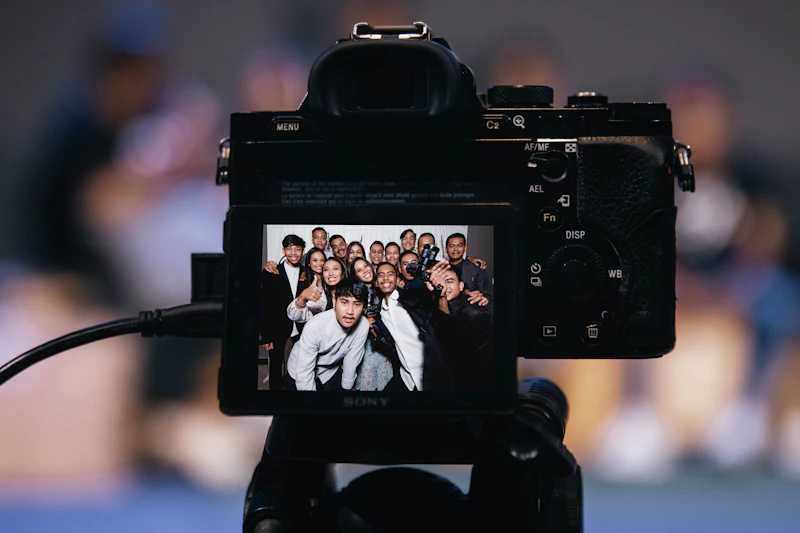 Professional team photography